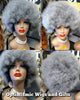 Chayne $59 Gray Synthetic glueless Afro Wigs Optimismic Wigs and gifts st paul mn