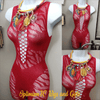 Cherry Striped Cover up $5 Optimismic Wigs and Gifts West St Paul MN - OptimismIC Wigs and Gifts