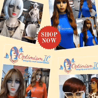 Joanne Chocolate Synthetic body wave wigs 16inch $69 OptimismIC Wigs and Gifts St Paul Minnesota 