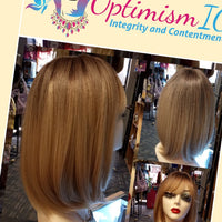 Clarke Balayage Blonde Synthetic Bob Wig $59 Optimismic Wigs and Gifts St Paul MN 55118 - OptimismIC Wigs and Gifts