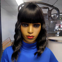 Coco Black Body Wave Synthetic Bang Wigs OptimismIC Wigs and Gifts $69 - OptimismIC Wigs and Gifts