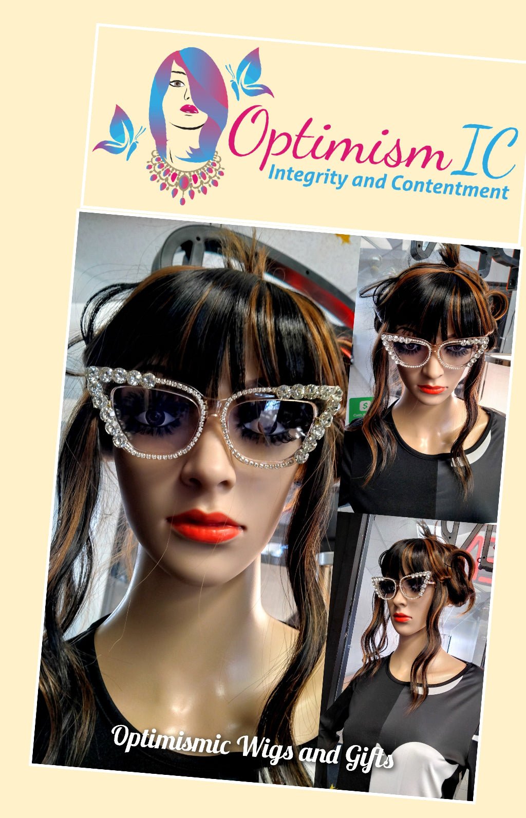 Copper Synthetic Hair Topper $25 Optimismic Wigs and Gifts St Paul - OptimismIC Wigs and Gifts
