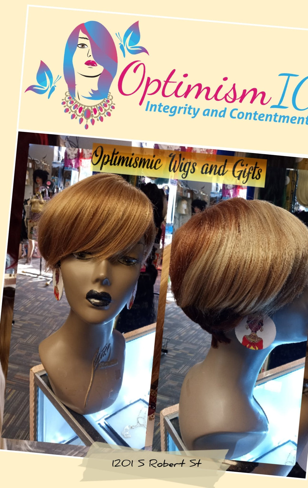 Coral Ombre Wigs $25 Optimismic Wigs and Gifts St Paul MN 55118 - OptimismIC Wigs and Gifts