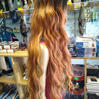 Wigs Damy Synthetic Body Wave HD Lace Front Wigs 32 inch Wigs Copper $35 at Optimismic Wigs and Gifts St Paul Minnesota