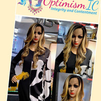 Destiny Blonde HD Lace Balayage 26inch Synthetic Wigs $79 at Optimismic Wigs and Gifts St Paul MN 55118