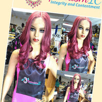 Ebony HD Lace 26inch Synthetic Lace Front Wigs at Optimismic Wigs and Gifts - OptimismIC Wigs and Gifts