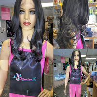 Ebony HD Lace 26inch Synthetic Lace Front Wigs at Optimismic Wigs and Gifts - OptimismIC Wigs and Gifts