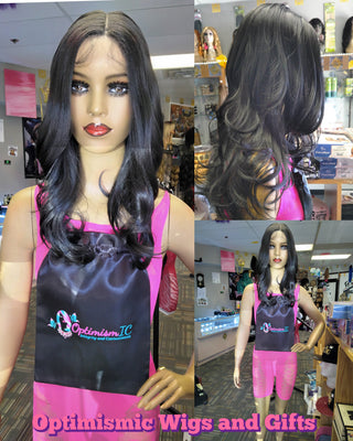 $69 Ebony Lace Front Wigs at Optimismic Wigs and Gifts