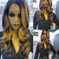 caramel balayage Fortune Ombre chocolate cpart hd lace front Wigs $79 at Optimismic Wigs and Gifts St Paul MN