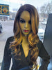 Fortune HD Lace 13x6 Chocolate 26 inch Balayage synthetic body wave Wigs $79 at Optimismic Wigs and Gifts St Paul MN