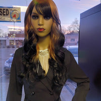 Gaia Ombre Copper Synthetic Glueless Wigs 26inch $69 Optimismic Wigs and Gifts St Paul MN 55118 - OptimismIC Wigs and Gifts