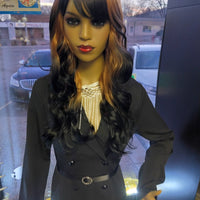 Gaia Ombre Copper Synthetic Glueless Wigs 26inch $69 Optimismic Wigs and Gifts St Paul MN 55118 - OptimismIC Wigs and Gifts