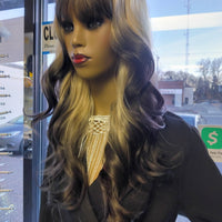 Gaia Ombre Copper Synthetic Glueless Wigs 26inch $69 Optimismic Wigs and Gifts St Paul MN 55118 - OptimismIC Wigs and Gifts