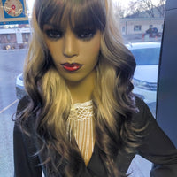 Gaia Ombre Copper Synthetic Glueless Wigs 26inch $69 Optimismic Wigs and Gifts St Paul MN 55118 - OptimismIC Wigs and Gifts