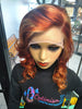 Galaxia Gold Copper Burgundy 13X6 HD Lace 26 inch Human Hair Wigs Body Wave $195 - OptimismIC Wigs and Gifts