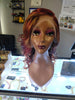 Galaxia Gold Copper Burgundy 13X6 HD Lace 26 inch Human Hair Wigs Body Wave $195 - OptimismIC Wigs and Gifts