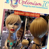 Golden Blonde Wig $59 Optimismic Wigs and Gifts Shop St Paul MN 55118 - OptimismIC Wigs and Gifts