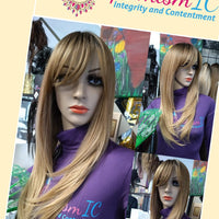 Hailey Blonde Ombre Synthetic 28 inch Wigs $59 - OptimismIC Wigs and Gifts