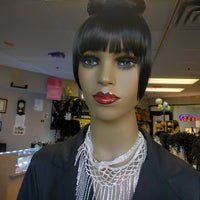 Hair Bun Clip in Black Fancy Hairpiece $8 Optimismic Wigs and Gifts St Paul MN - OptimismIC Wigs and Gifts