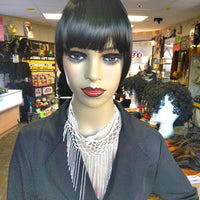 Hair Bun Clip in Black Fancy Hairpiece $8 Optimismic Wigs and Gifts St Paul MN - OptimismIC Wigs and Gifts