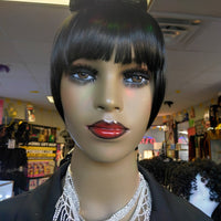 Hair Bun Clip in Black Fancy Hairpiece $8 Optimismic Wigs and Gifts St Paul MN - OptimismIC Wigs and Gifts