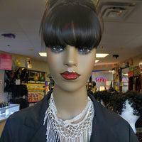 Shop hairpieces and messy bun ponytails with claw for $10 at optimismic wigs and gifts shop. Ponytails and Bangs at OptimismIC Wigs and Gifts St Paul Minnesota