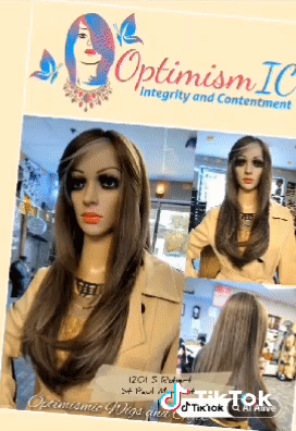 Hayden Chocolate brown Synthetic 28 inch Glueless Wigs $59 OptimismIC Wigs and Gifts West St Paul MN 55118