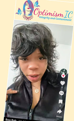 Human Hair Mullet black glueless mullet wig $62 OptimismIC Wigs and Gifts Shop West St Paul MN - OptimismIC Wigs and Gifts