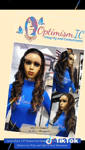 Imani Black 1/27 Human hair Body Wave HD Lace Front Wigs at Optimismic Wigs and Gifts St Paul Minnesota  
