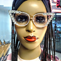 Buy Jeweled Fashion Glasses $15 at Optimismic Wigs and Gifts. 