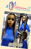 Kaori $295 salt and pepper gray Bleached Knots Preplucked Balayage Virgin Human Hair Lace Front Wigs OptimismIC Wigs and Gifts St Paul Minnesota. Gray human hair wigs under $300. Gifts under $300.