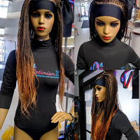 Keasha Black Braided Synthetic Headband Wigs $69 OptimismIC Wigs and Gifts - OptimismIC Wigs and Gifts