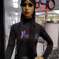 Kiana black Braided Caps Synthetic 32 inch Wigs $59 - OptimismIC Wigs and Gifts