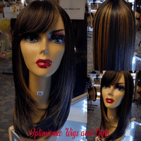 Kiersten Balayage Chocolate Synthetic Glueless Wigs $59 Optimismic Wigs and Gifts West St Paul MN - OptimismIC Wigs and Gifts
