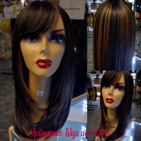 Kiersten ombre Wigs at Optimismic Wigs and Gifts $59 Bangs and Layers saint paul.