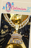 King $25 Gold Pendant Necklace OptimismIC Wigs and Gifts St Paul MN