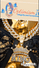 King Gold Hip hop necklace $25 optimismic wigs and gifts st Paul mn. Gifts under $30.