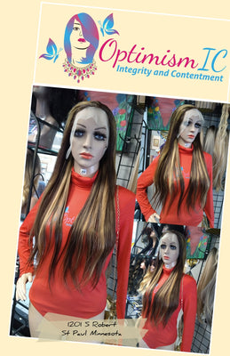 Konstantina 4/27 Human Hair Transparent Lace Front Wigs $295 - OptimismIC Wigs and Gifts