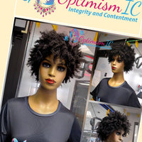 Lauren Wig Kinky Curly Glueless Black $69 at Optimismic Wigs and Gifts St Paul Minnesota - OptimismIC Wigs and Gifts