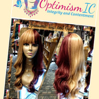 Lemon and Black Cherry Synthetic Wigs $25 OptimismIC Wigs and Gifts West St Paul MN - OptimismIC Wigs and Gifts