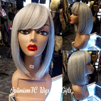 Lexy Wigs Gray Synthetic Glueless $59 at OptimismIC Wigs and Gifts West St Paul MN - OptimismIC Wigs and Gifts