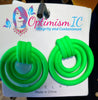 Lime Green Earrings Women's Jewelry $7 OptimismIC Wigs and Gifts - OptimismIC Wigs and Gifts
