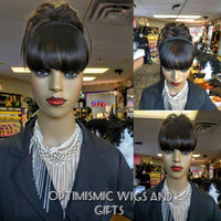 Messy Bun Claw Ponytail Synthetic Clip on Hairpiece $10 Optimismic Wigs and Gifts St Paul MN - OptimismIC Wigs and Gifts