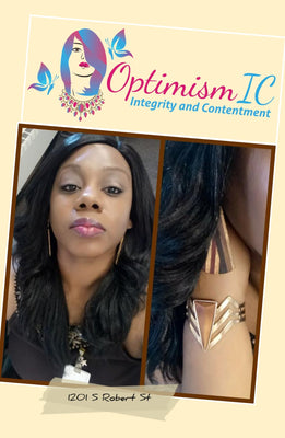 Modern Open Cuff Jewelry Bracelet $10 Optimismic Wigs and Gifts Shop West St Paul MN - OptimismIC Wigs and Gifts