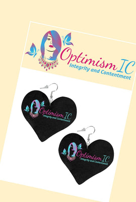 OptimismIC Integrity and Contentment Earrings $10 at Optimismic Wigs and Gifts - OptimismIC Wigs and Gifts