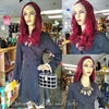 Opulence $195 100% Human Hair Lace Front Wigs HD Lace 22inch 99J Burgundy Body wave Optimismic Wigs and Gifts West St Paul MN 55118 - OptimismIC Wigs and Gifts