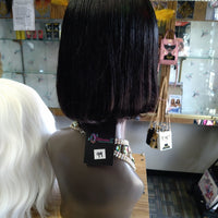 Pageboy black 12 inch glueless Human Hair bob wigs $99 Optimismic Wigs and Gifts St Paul Minnesota 55118
