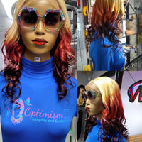 wigs Paradise Ombre Human Hair Lace front wigs $295 OptimismIC Wigs and Gifts St Paul Minnesota - OptimismIC Wigs and Gifts