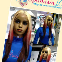 wigs Paradise Ombre Human Hair Lace front wigs $295 OptimismIC Wigs and Gifts St Paul Minnesota - OptimismIC Wigs and Gifts