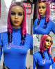 Wigs under $200. Passion Fruit $195 Human pink Hair Lace Front wigs Optimismic Wigs and Gifts 